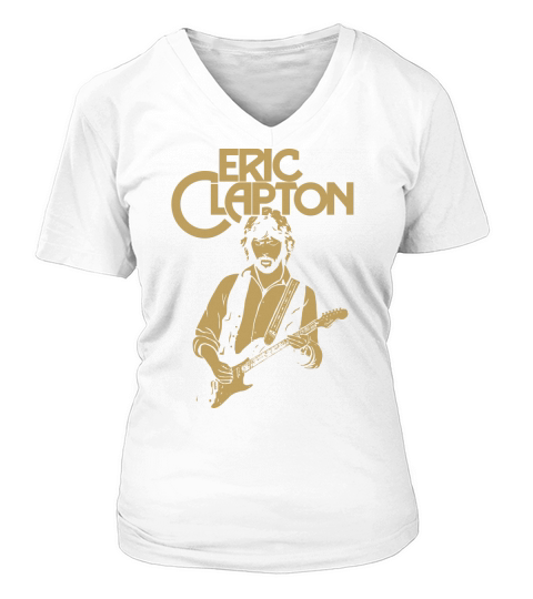 Eric Clapton V-neck T-Shirt Woman