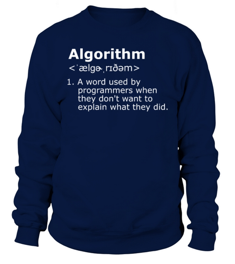 Algorithm Definition Women's Sweatshirt