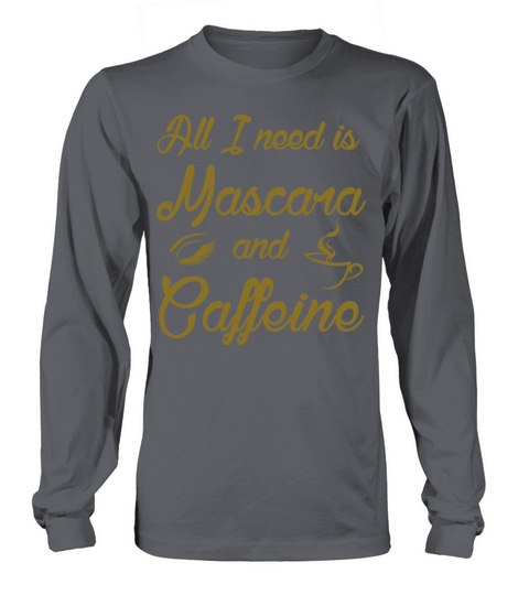 Mascara-and-Caffeine-outl Women's Long Sleeve