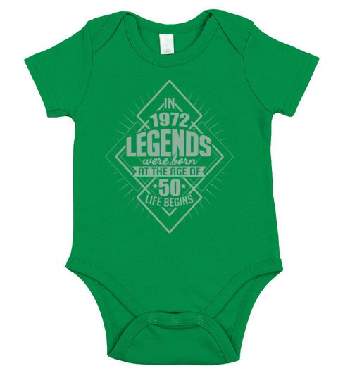 Cool gifts for 50th birthday born in 1972 Short Sleeve Baby One-Piece
