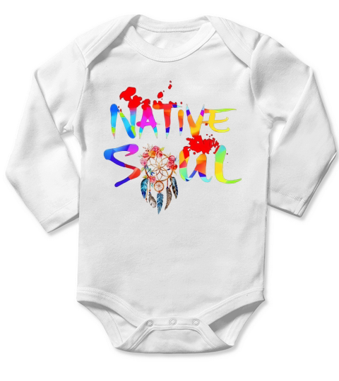 Native Soul Long Sleeve Baby One-Piece