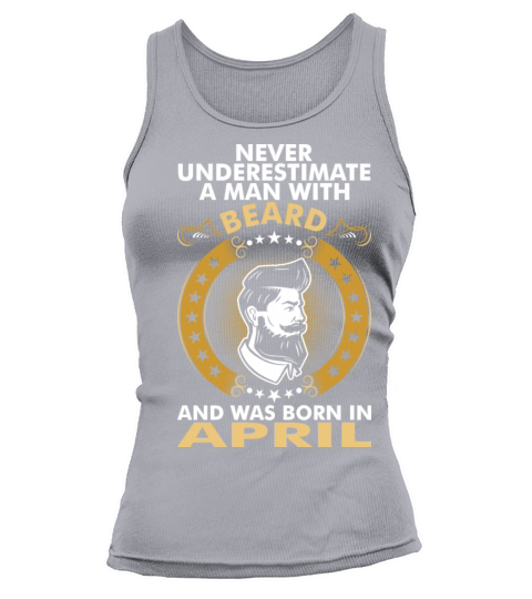 Beard Born In April Women's Tank Top