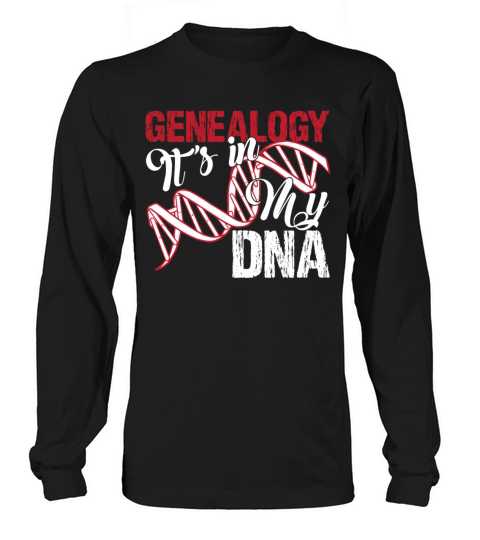 Dna Shirt - Family Genealogy Dna Tee Shirt Women's Long Sleeve
