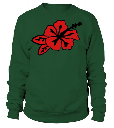 Exotic Hibiscus Flower Women's Sweatshirt