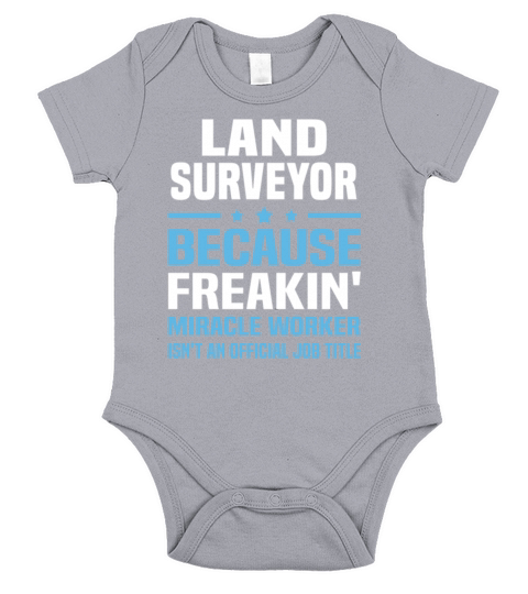 Land Surveyor Short Sleeve Baby One-Piece