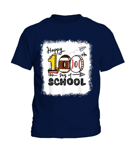 Happy 100th Day Of School Teacher Student 100 Days Kids T-Shirt