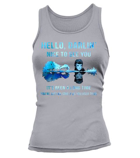 Conway Twitty Hello Darlin’ Nice To See You Guitar Lake Tank top Woman