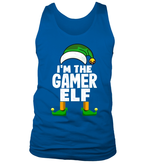 Im the gamer elf for christmas time Men's Tank Top