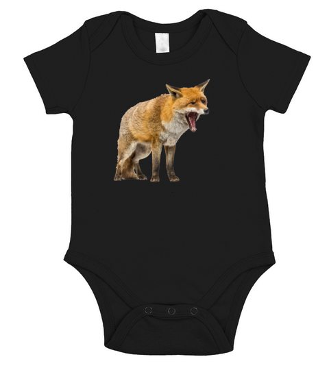 Fox Short Sleeve Baby One-Piece