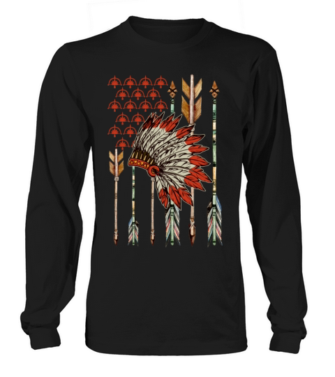 American Flag Tribe Women's Long Sleeve