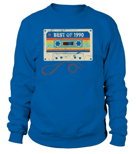 Best of 1990 Vintage Cassette 31st Birthday Gifts Women's Sweatshirt