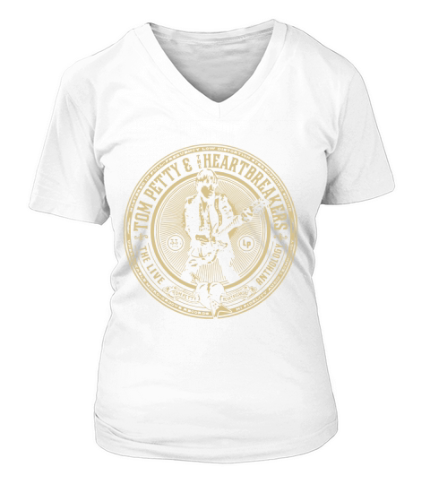 Tom Petty and the Heartbreakers Band  The Live Anthology Tshirt V-neck T-Shirt Woman