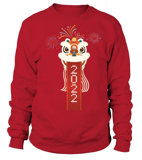 Chinese New Year 2022 Lion Dance shirt Women's Sweatshirt