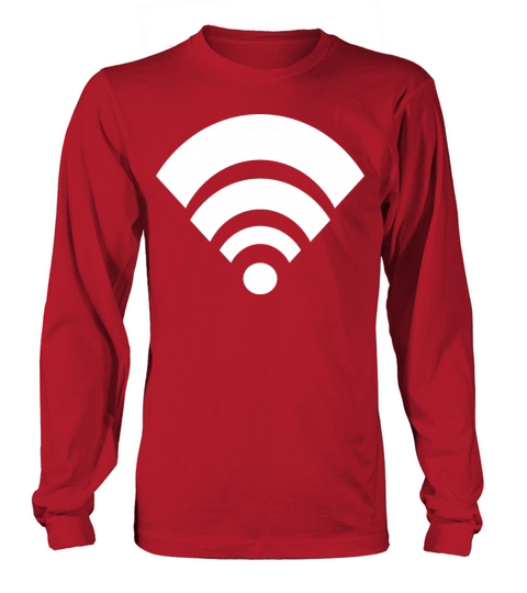 Wifi Wlan Wireless LAN Symbol Shirt Women's Long Sleeve