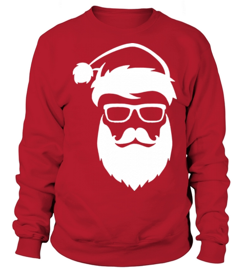 Hipster Santa Claus Women's Sweatshirt