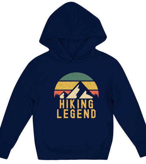 Hiking Legend Mountain Sports Kids Hoodie