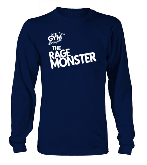 Gym Brigade The Rage Monster Funny Design Men's Long Sleeve