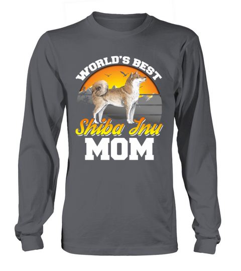 Japanese Kawaii Worlds Best Shiba Inu Mom Spitz Br Women's Long Sleeve