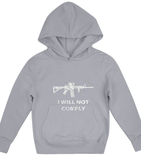 I Will Not Comply Kids Hoodie