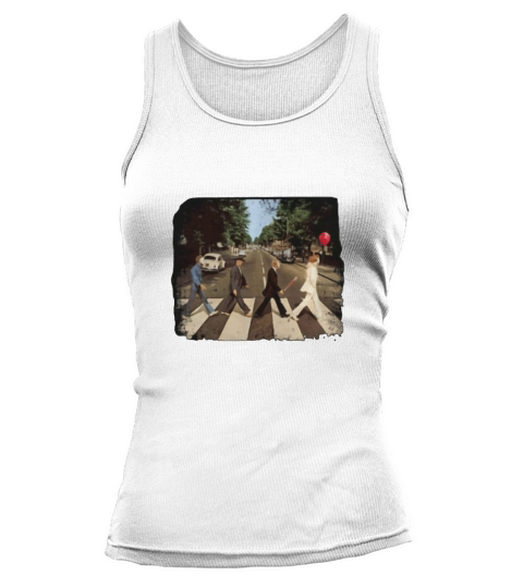 Horror film characters walking Abbey Road shirt Tank top Woman