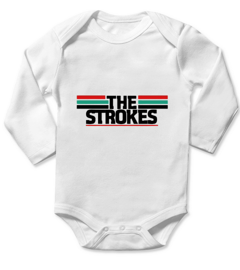 the strokes design Long Sleeve Baby One-Piece