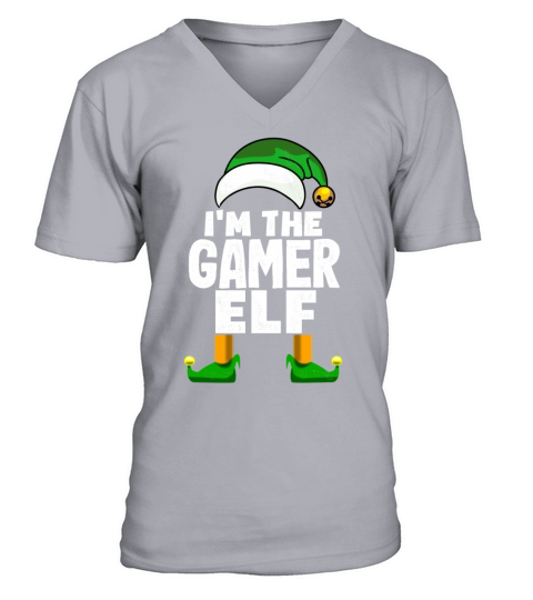 Im the gamer elf for christmas time Men's V-Neck T-shirt