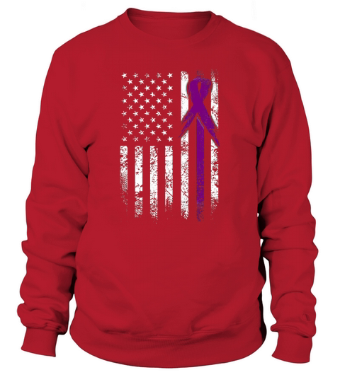 EPILEPSY TSHIRT AMERICAN FLAG GRUNGE SHIRT Sweatshirt Unisex