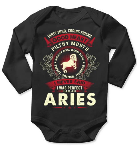 Aries - I never said I am a perfect aries t - shir Long Sleeve Baby One-Piece