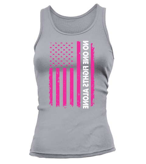 No One Fights Alone Breast Cancer Survivor Women's Tank Top