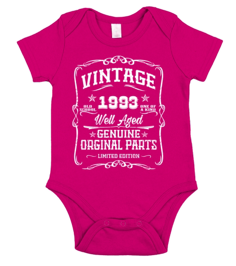 Vintage 1993 Short Sleeve Baby One-Piece
