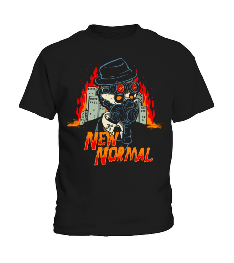 Horror Art Zombie Apocalypse New Normal Psychobill Kids T-Shirt