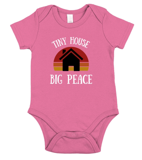 Tiny House Owner Gift Idea Short Sleeve Baby One-Piece