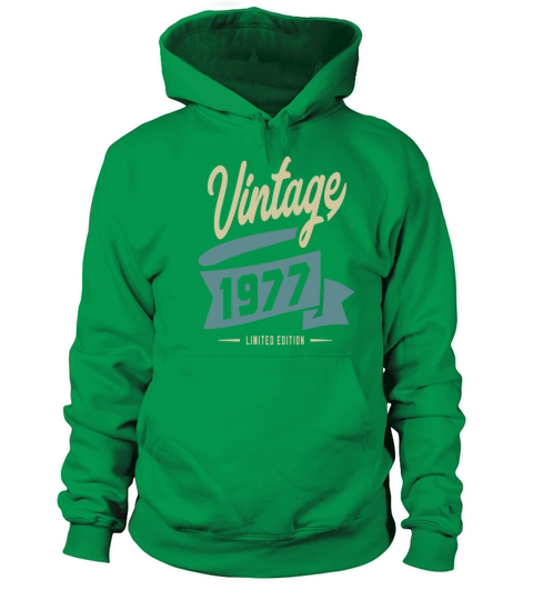 Vintage Since 1977 Birthday Gift Women's Hoodie