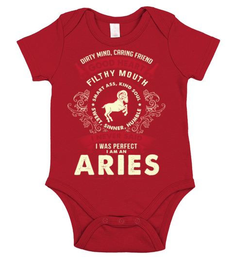 Aries - I never said I am a perfect aries t - shir Short Sleeve Baby One-Piece