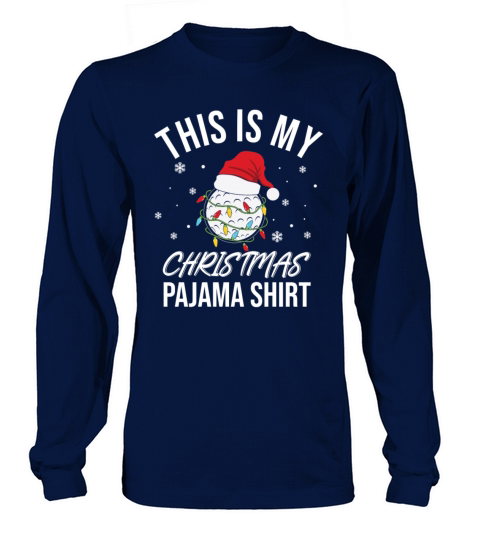 This is My Christmas Pajama Funny Christmas Pajama Women's Long Sleeve
