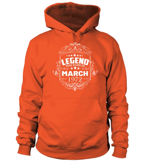 50th Birthday Gifts March 1972 Women's Hoodie