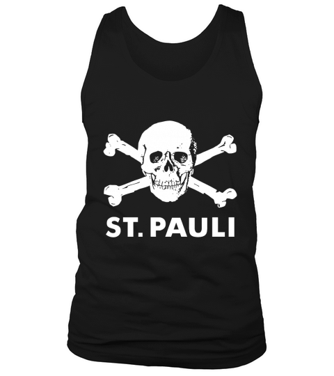 Retro Graphic St. Pauli Skull Football Team Tank Top Unisex