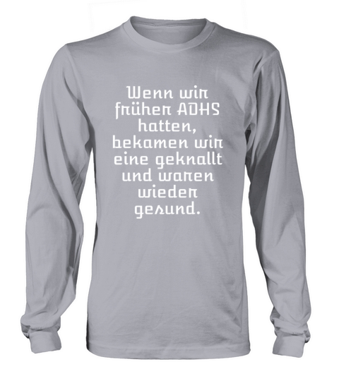ADHD Funny Saying Women's Long Sleeve