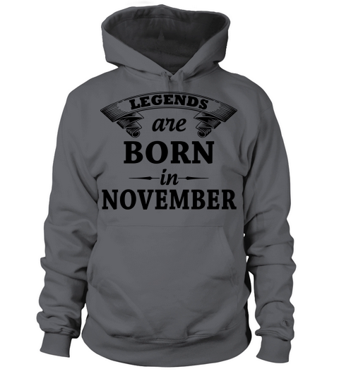 Legends Are Born In November Men's Hoodie