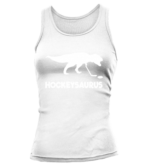 Funny Hockey Dinosaur T-Shirt Gift (Hockey Shirt) Black Youth B077W2Z4V8 1 Tank top Woman