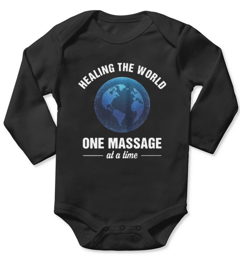 Massage Therapy Gift Shirt Long Sleeve Baby One-Piece