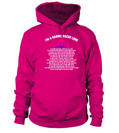 Im a Barrel Racer Lord - Barrel Racing Prayer Men's Hoodie