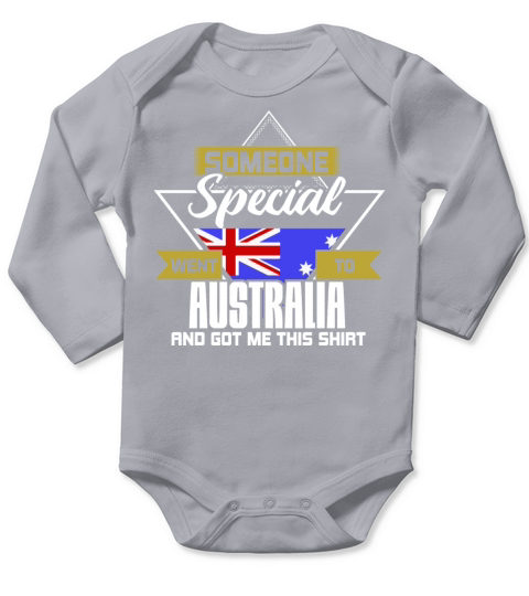 Australia Commonwealth Country Of Birth Gift Long Sleeve Baby One-Piece