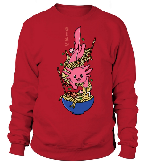 Axolotl Ramen Noodles Women's Sweatshirt