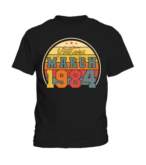Born March 1984 Retro Kids T-Shirt