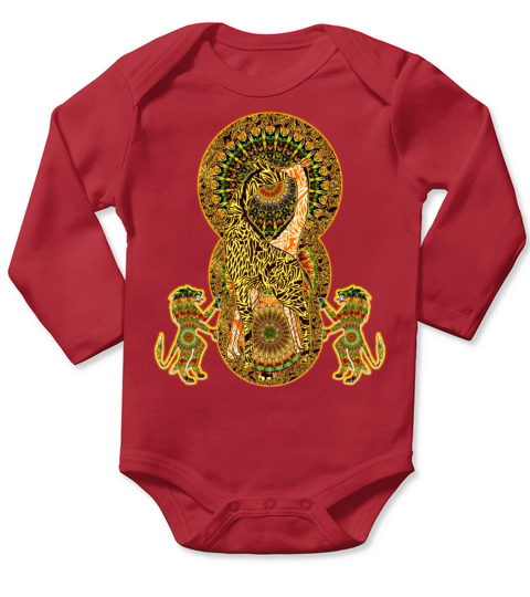 African Heritage 20 The Kiss ver III Long Sleeve Baby One-Piece