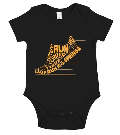 Funny Running Shirt Run Worldwide Cool Gift For Short Sleeve Baby One-Piece