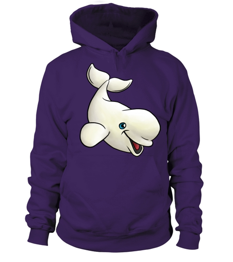 Cute little beluga whale Women's Hoodie