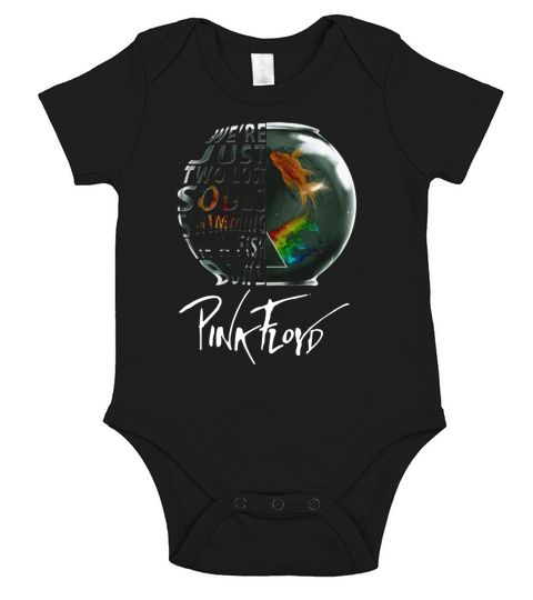 Pink Floyd Were Just Two lost Soul Swimming In The Fish Bowl Short Sleeve Baby One-Piece