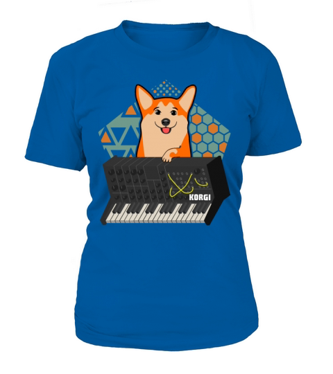 Funny Synthesizer corgi Women's T-Shirt
